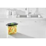 Maisto laikymo indas FoodSaver FFC023X 1,8 L ovalus Tritan, juodas permatomas, su vakuuminiu vožtuvu, tinkamas plauti indaplovėje