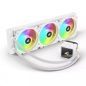 Vandens aušintuvas CPU „All-in-One“ Sharkoon S60 ARGB White 360mm radiatorius