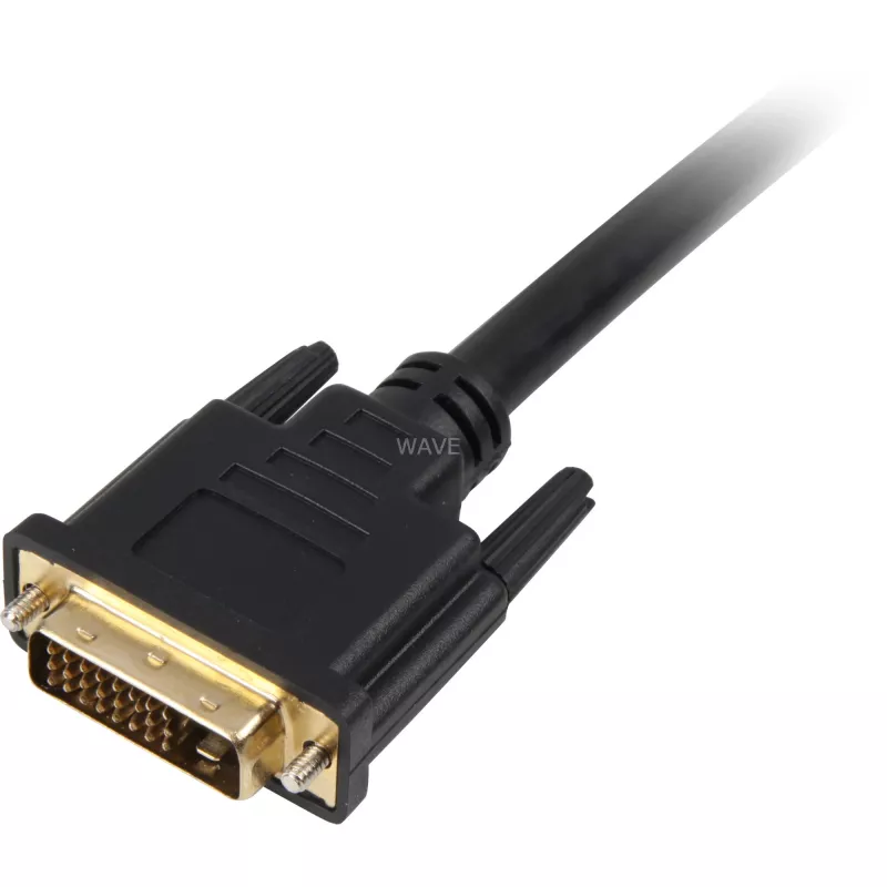 DVI laidas Sharkoon DVI-D/DVI-D (24+1) 1 m