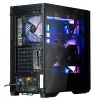 Zalman Z9 Iceberg MS juodas ATX vidutinis bokštas kompiuterio korpusas su 4x 140 mm ARGB ventiliatoriais