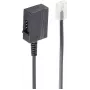 Telefono laidas ShiverPeaks BS71041-1 0.2 m Juodas