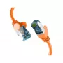 EFB-Elektronik RJ45 jungiamasis kabelis Cat.7 ORANGE 0,25 m S/FTP PIMF tinklo kabelis LAN DSL