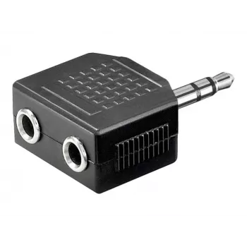 Goobay adapteris ausinėms AUX; 3,5 mm lizdas 1 į 2
