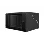 Sieninis tinklo stovas LANBERG WF02-6606-10B 6U 600x374.3x600 mm nerūdijantis plienas juodas
