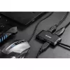 Yenkee YHB 4341BK 4 prievadų USB 3.0 šakotuvas su micro USB maitinimo įėjimu