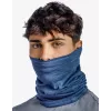 Buff Lightweight Merino Wool Multifunctional scarf Blue