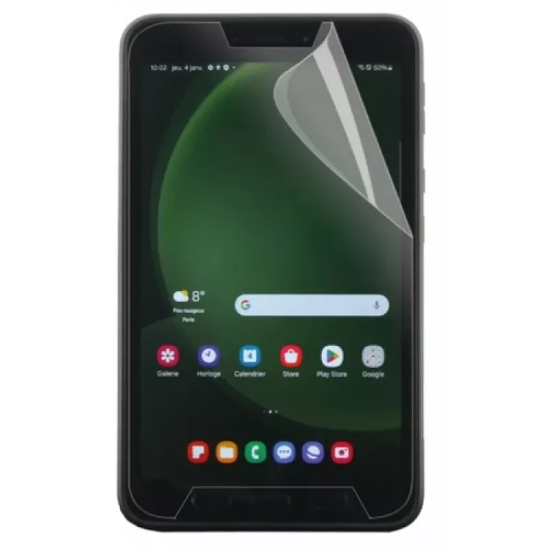 Mobilis apsauginis stiklas Samsung Galaxy Tab Active5 8 colių, 5H kietumas, skaidrus