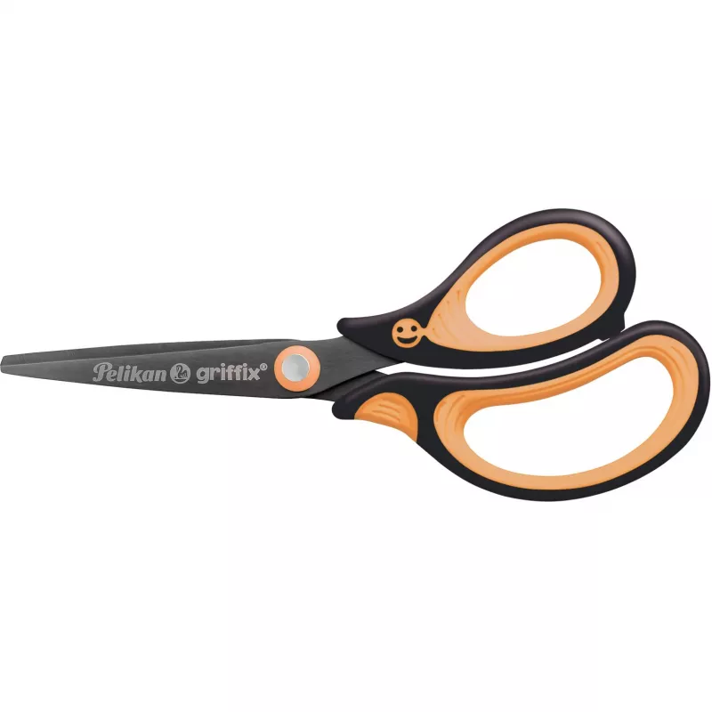 Pelikan Griffix Universal Straight Cut Black Orange Adult Single 819060 – universalus tiesaus pjūvio pjaustytuvas suaugusiems