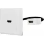 Renkforce RF-4538136 HDMI adapteris [1x HDMI lizdas - 1x HDMI lizdas] baltas, auksuotas