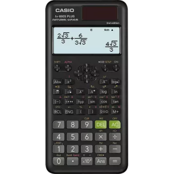 Casio FX-85ESPLUS-2 B mokslinis skaičiuotuvas, 252 funkcijos, 77x162 mm, kartoninė dėžutė, juoda