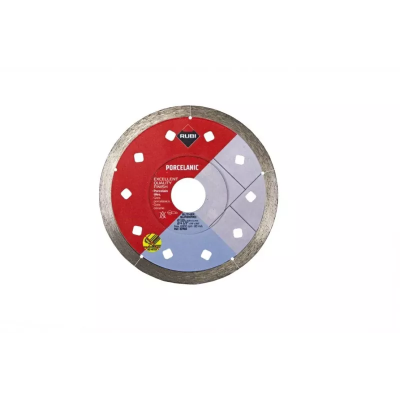 RUBI Diamond Slither Blade 125 mm Superpro — deimantinis pjovimo diskas 125 mm tiksliems pjovimams