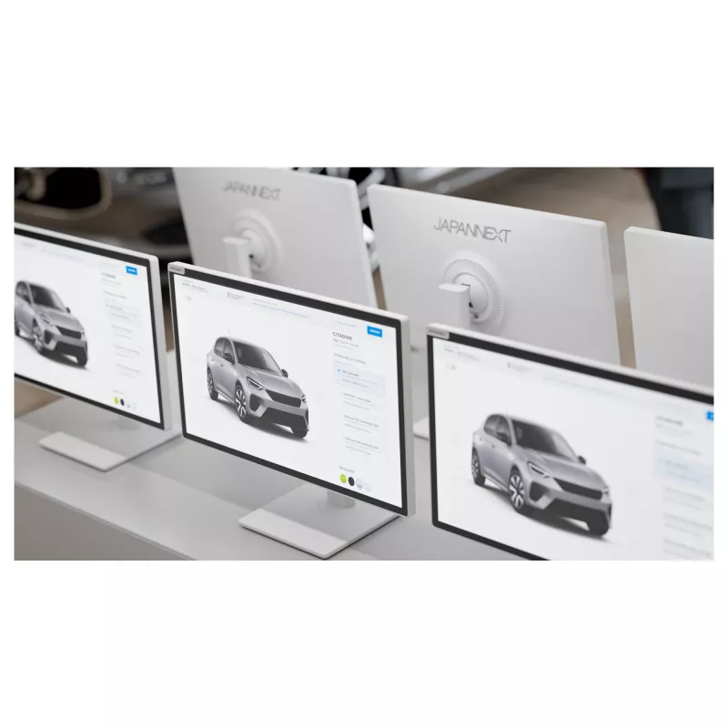 Japannext JN-IPS2152FHDR-T Monitorius Baltas 21.5 colio IPS Full HD