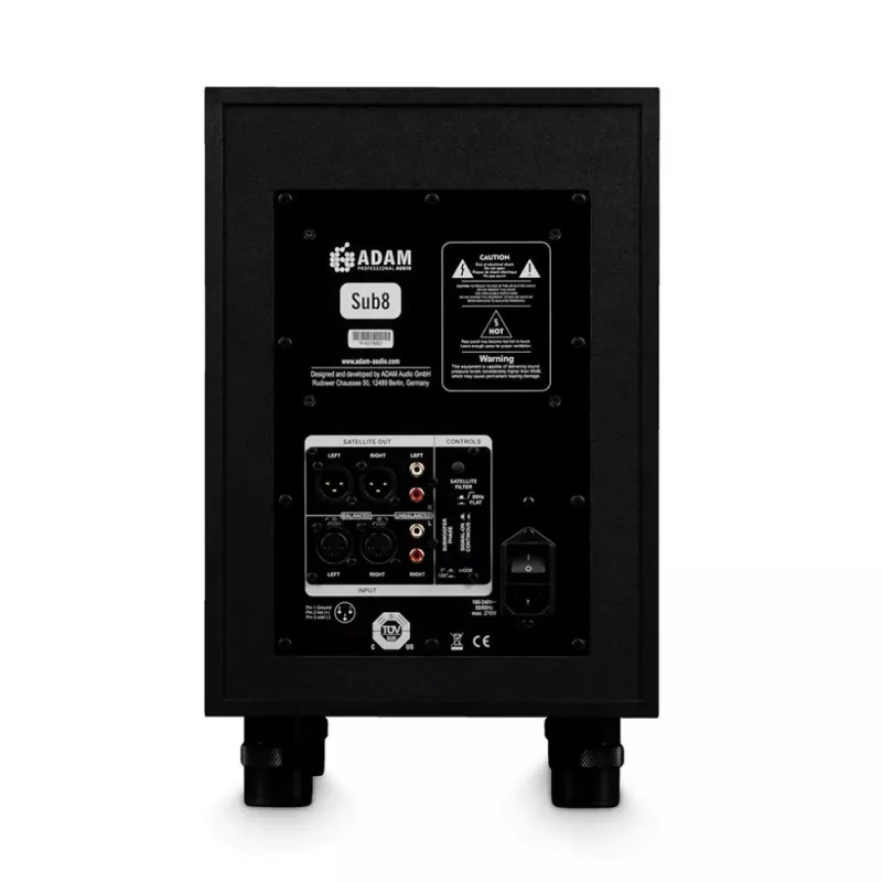 Aktyvus žemųjų dažnių garsiakalbis ADAM Audio Sub8 150W