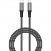 4smarts PremiumCord USB-C laidas – USB-C (M) į USB-C (M) – USB 2.0 – 20 V – 5 A – 1,5 m – 100 W – juoda
