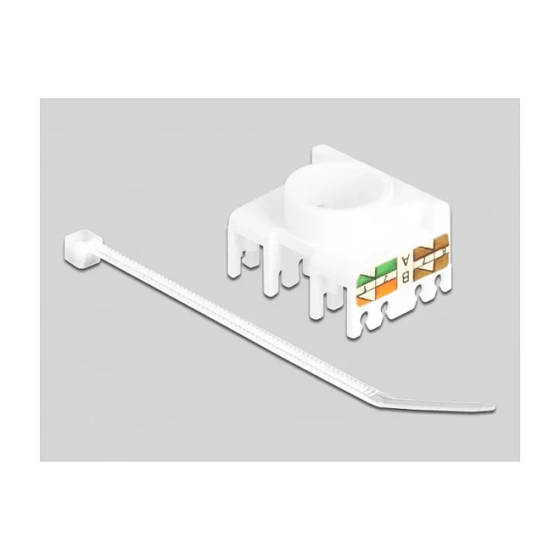Keystone modulis RJ45 lizdas į LSA DeLOCK 87034