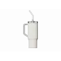 Termo puodelis su šiaudeliu Xiaomi Straw Mug White 1 L
