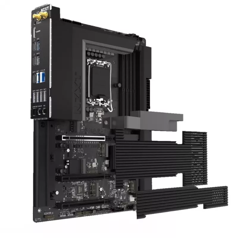 NZXT N7 Z890 pagrindinė plokštė ATX - Juoda