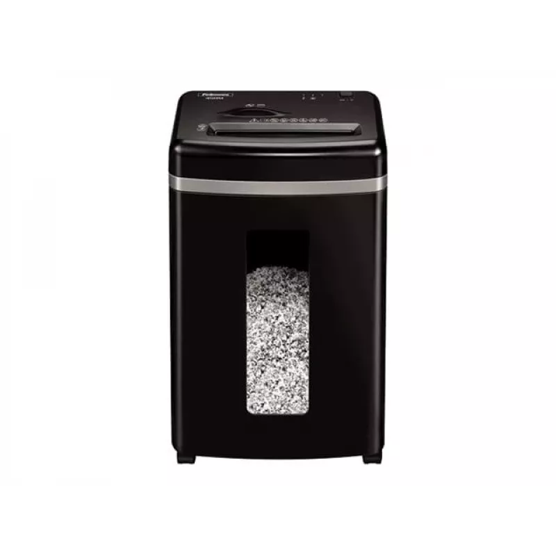 Popieriaus smulkintuvas Fellowes Powershred 450M Micro-cut, 9 lapų talpa, 2 x 12 mm, 22 L krepšelis, juodas