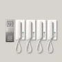 Siedle SET CA 812-4 E/W - Laidas - Nerūdijantis plienas - Baltas - Sieninis