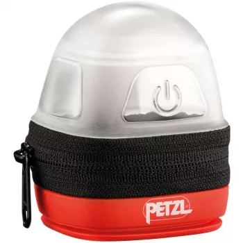 Petzl NOCTILIGHT juoda, raudona – apsauginis dėklas ir šviesos difuzorius