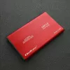 Išorinis dėklas HDD/SSD QOLTEC 51860 2.5 colio SATA III, USB Type-A, 5 Gbit/s, aliuminis, raudonas