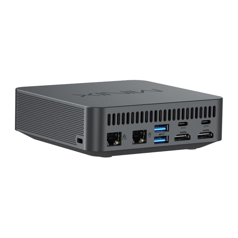 MiniX Mini PC N512 i5 - Kompaktiškas stalinis kompiuteris su Intel Core i5-12600H, 16 GB RAM, 1 TB SSD