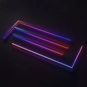 PHANTEKS NV Series NV7 E-ATX korpusas, grūdintas stiklas, ARGB - juodas su M25 Gen2 PWM D-RGB ventiliatorių 3 rinkiniu - atvirkštinė mentė, 140mm + DRGB rinkinys