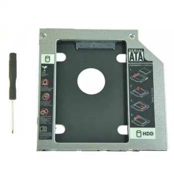 Qoltec antrojo disko lizdo kišenė 2.5 colio HDD 9.5 mm