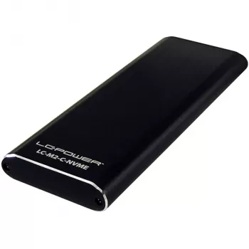 SSD dėklas LC-Power LC-M2-C-NVME juodas M.2