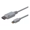 Mini DisplayPort – DisplayPort laidas Digitus AK-340102-010-W, 1 m, baltas