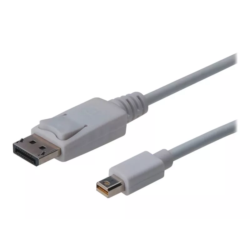 Mini DisplayPort – DisplayPort laidas Digitus AK-340102-010-W, 1 m, baltas