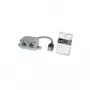 Tinklo kabelis ShiverPeaks Cat5e RJ45-2x RJ45 0,1 m juodas sidabrinis