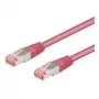 Tinklo kabelis Goobay CAT 6-2000 SSTP PIMF 20m, rausvas