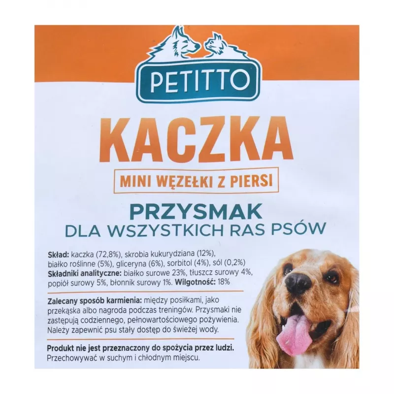 PETITTO Anties krūtinėlės mini mazgeliai - šunų skanėstas - 500 g