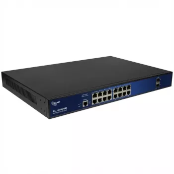Eterneto jungiklis ALLNET ALL-SG8618M — 16 x 10/100 Mbps + 2 uplink prievadai