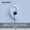 Sony IER-EX15C Ausinės Laidinės Ausinės Garsiakalbis USB Type-C Juodos