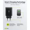 Goobay USB-C PD GaN dvigubas greitas įkroviklis 30 W juodas (75335)