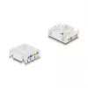 Delock 90802 Keystone modulis RJ45 į LSA Cat.6 UTP, be įrankių, juodas/baltas