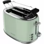 Skrudintuvas Toast&Taste 1000 Retro Double Green (žalias, 980 W, 2 riekėms)