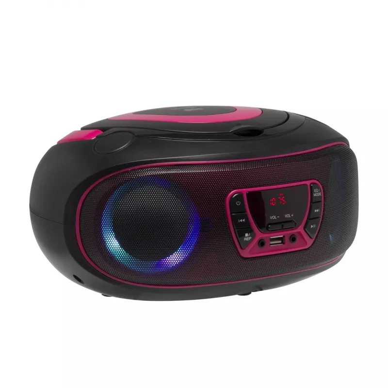 Denver TCL-212BT PINK nešiojamas CD grotuvas Juoda, Rožinė