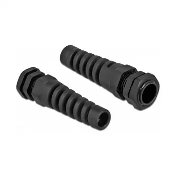 Kabelio įvadas DeLOCK 60343 juodas plastikinis 1 vnt.