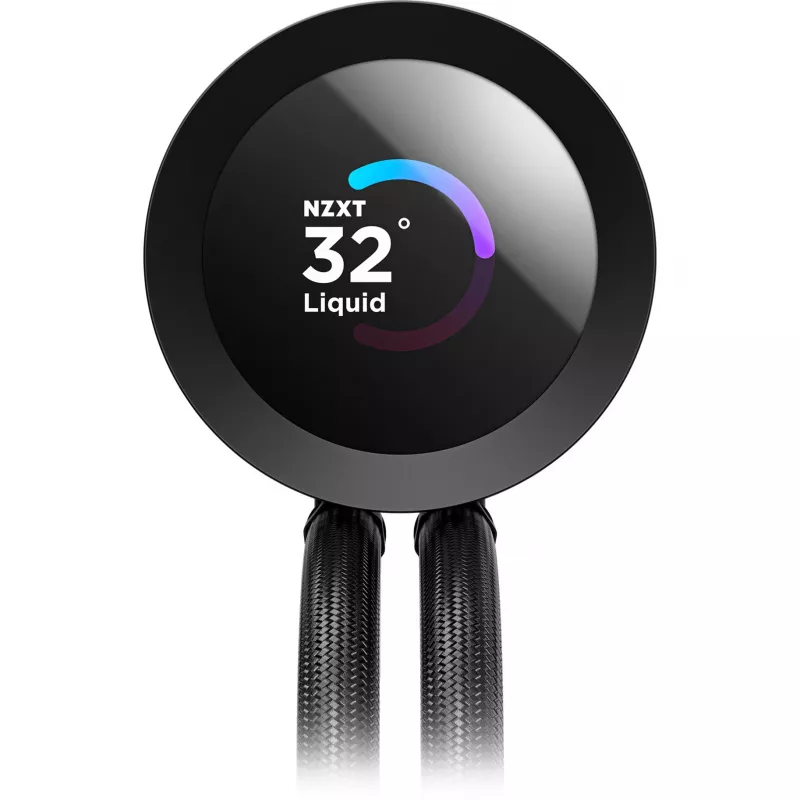NZXT Kraken Plus 240 procesoriaus skysčio aušintuvas 12 cm juodas