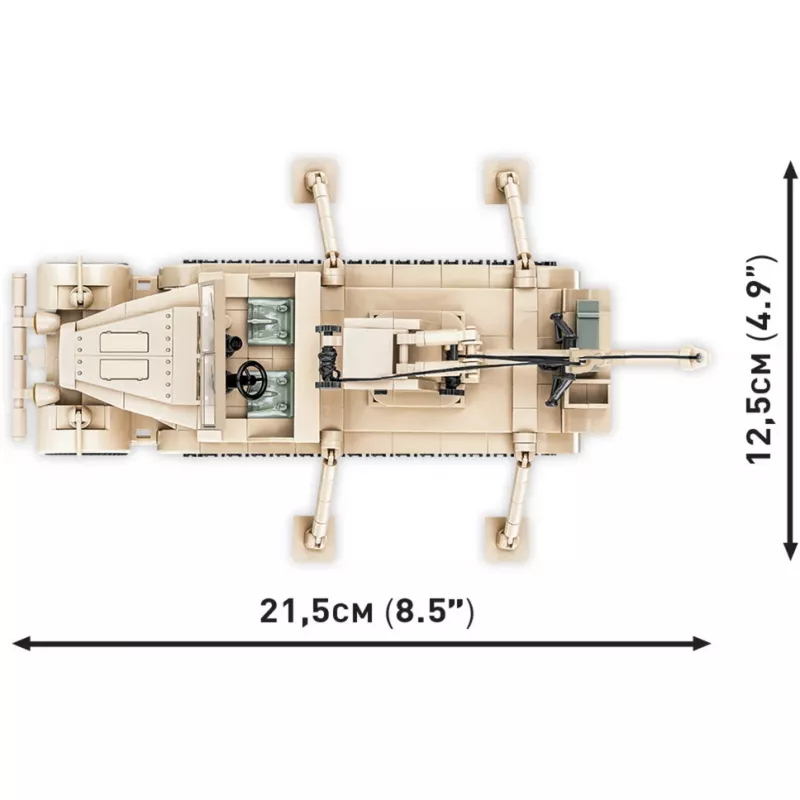 Konstruktorius Cobi Sd.Kfz. 9/1 Famo – Antrojo pasaulinio karo modelis, 498 detalės, įvairiaspalvis