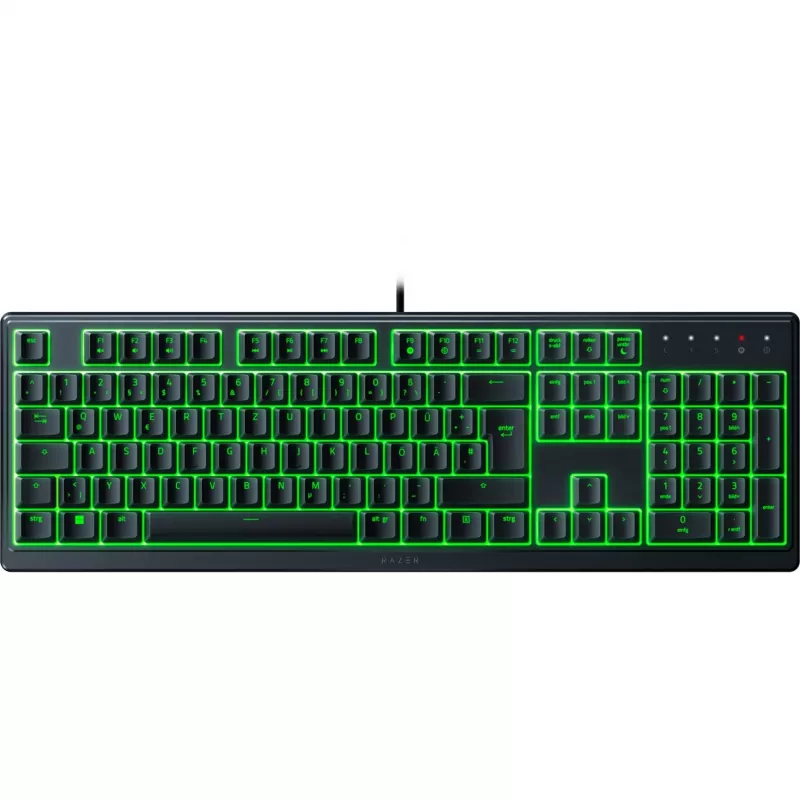 Razer Ornata V3 X žaidimų klaviatūra USB QWERTZ vokiečių išdėstymas juoda RGB LED