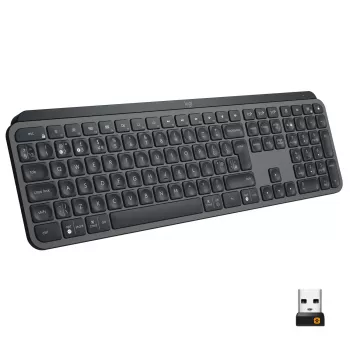 Klaviatūra Logitech MX Keys Advanced Wireless Illuminated (QWERTZ, grafito)