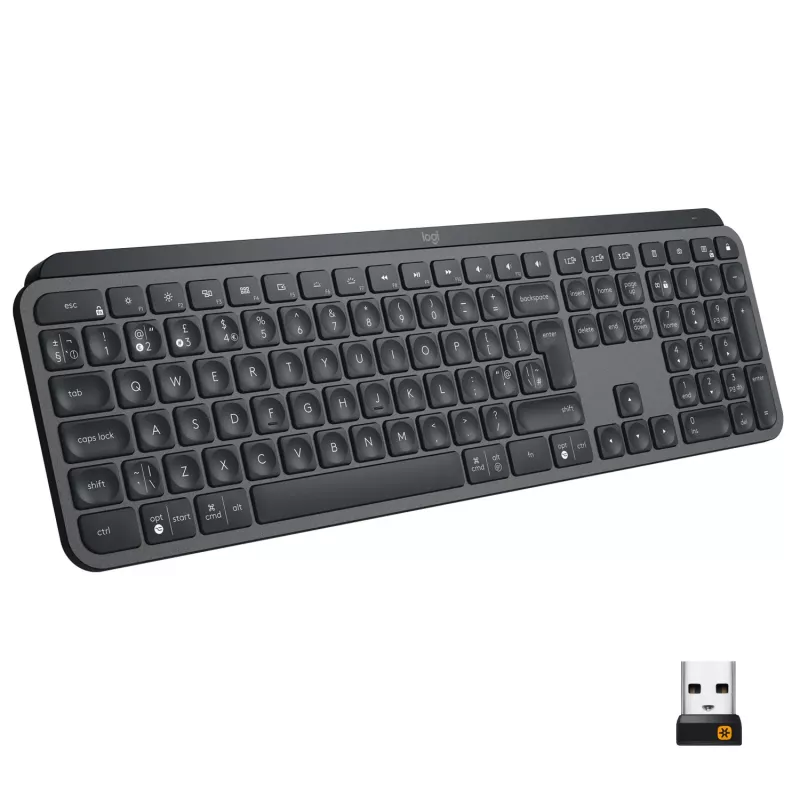 Klaviatūra Logitech MX Keys Advanced Wireless Illuminated (QWERTZ, grafito)