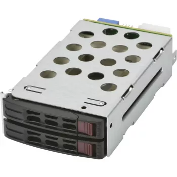 Keitiklio plokštė Supermicro MCP-220-82616-0N 2x 5,25 colio diskų lizdų skydelis Juoda Metalinė