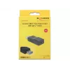 Lyčių keitiklis DeLOCK 65696 USB 3.1 Gen 2 Type-A į Type-C juodas