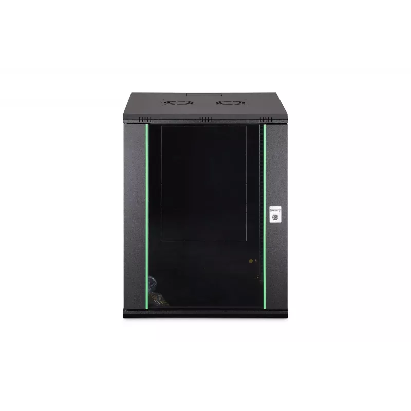 Sieninis 19 inch spintos korpusas DN-37115, 16U, 600x600 mm, juodas