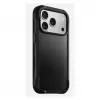 Nomad Rugged Leather Case Apple iPhone 17 Pro, oda/TPU/PC/aliuminis, tinka 16 cm (6,3 col.) ekranams, juoda